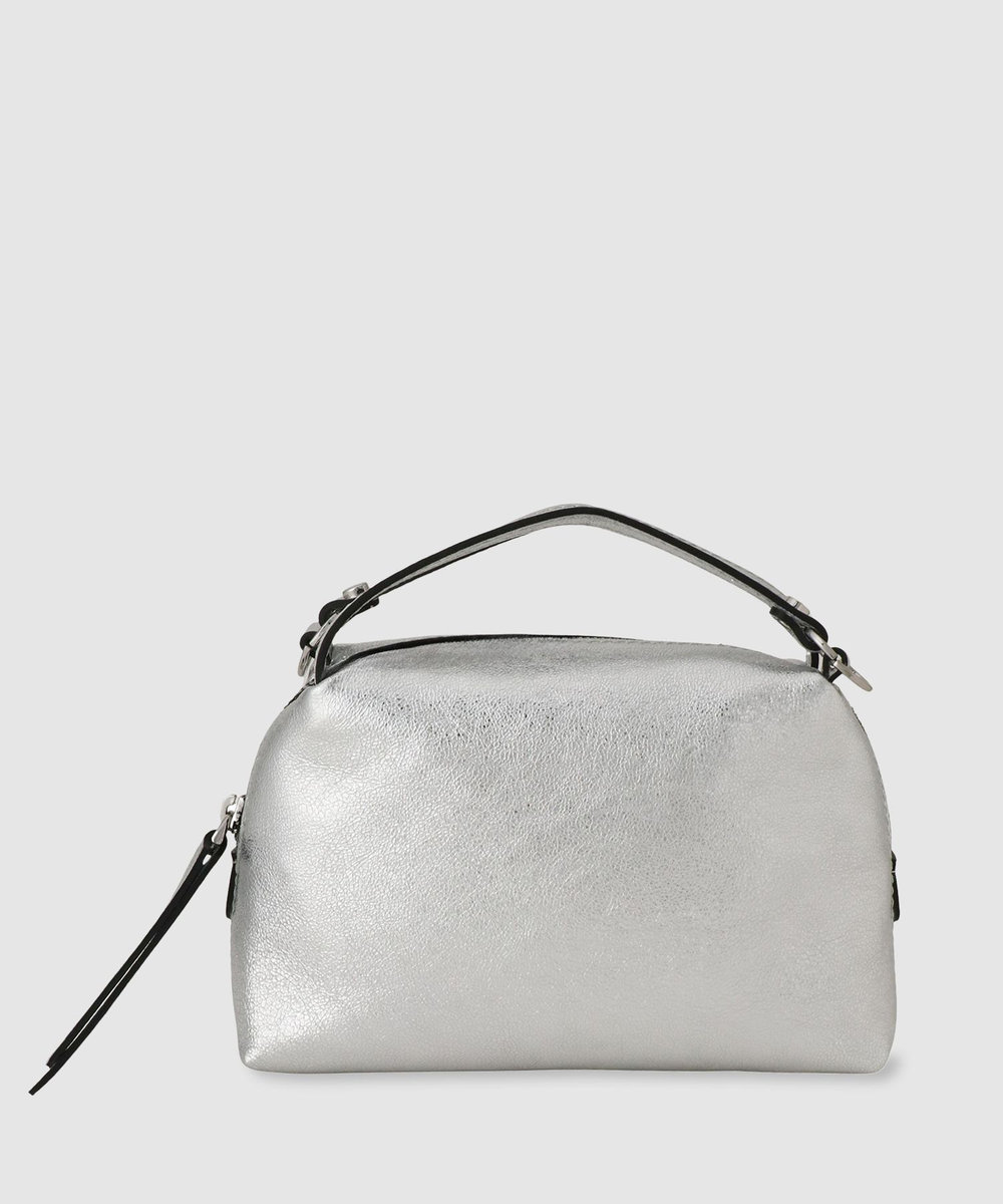 buying 【GIANNI CHIARINI(ジャンニ キアリーニ)】ALIFA MINI SILVER ショルダーバッグ シルバー (90)