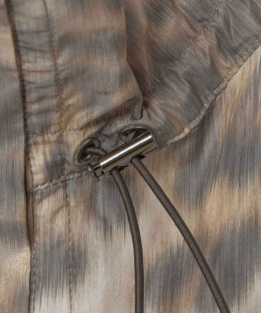 allureville 【ATELIER Line】レオパプリントスタンドカラーブルゾン ブラウン (81)