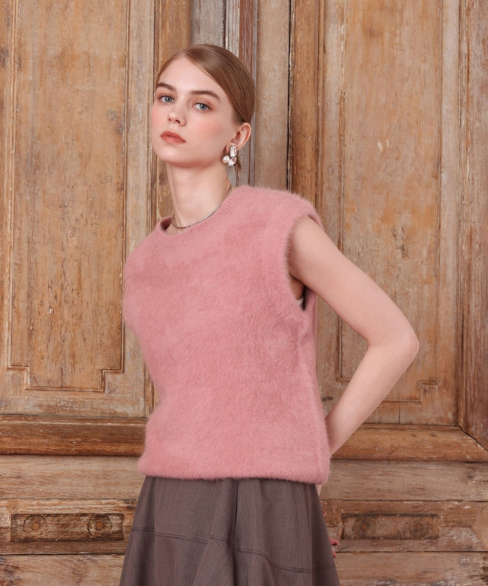 LOULOU WILLOUGHBY スフレニットプルオーバー ピンク (41)