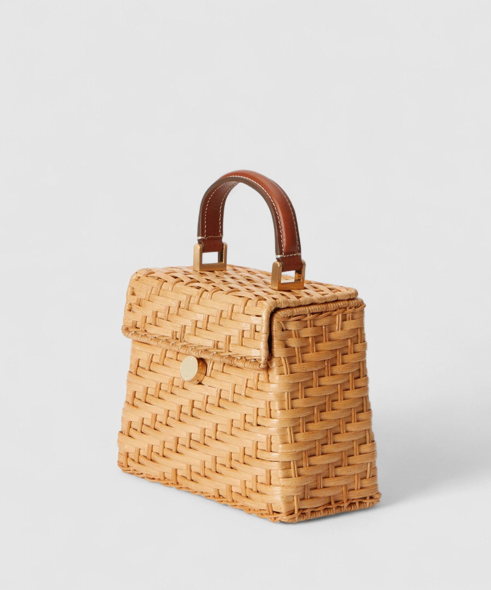 buying 【CULT GAIA(カルト ガイア)】 SYBIL CROSSBODY ハンドバッグ ベージュ系 (19)