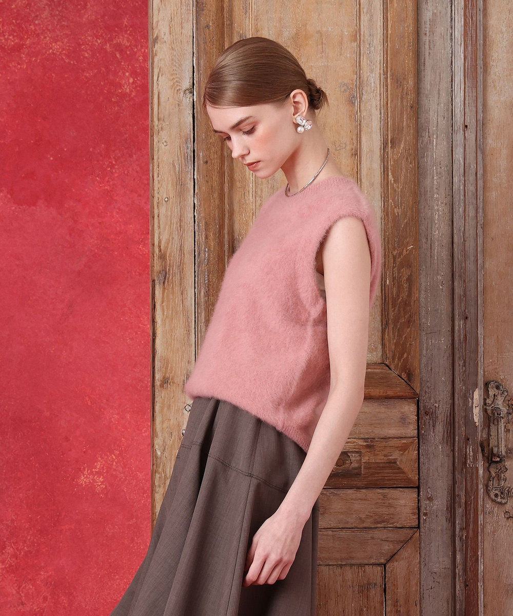 LOULOU WILLOUGHBY スフレニットプルオーバー ピンク (41)
