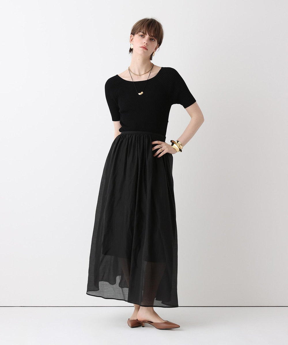 ニットコンビシアオーガンワンピース|allureville OFFICIAL SITE