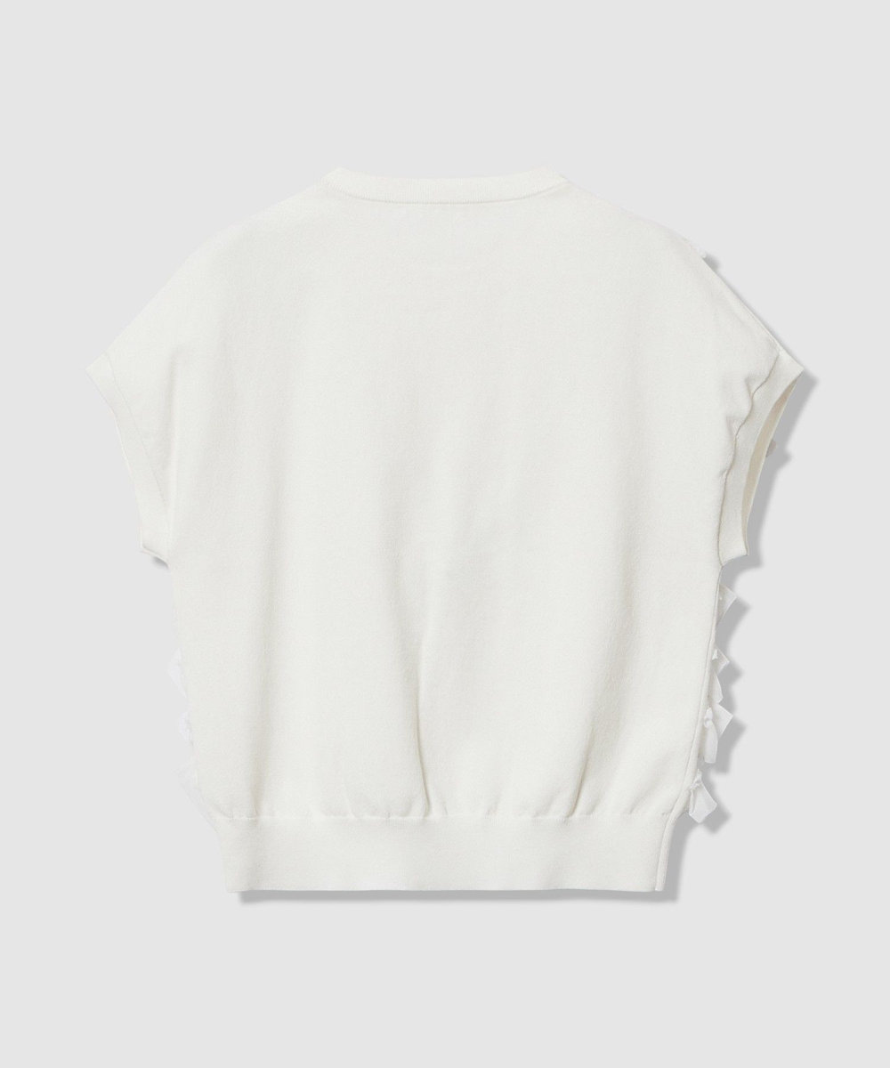 LOULOU WILLOUGHBY 【LOULOU WILLOUGHBY】ペタルパピヨンプルオーバー オフホワイト (02)