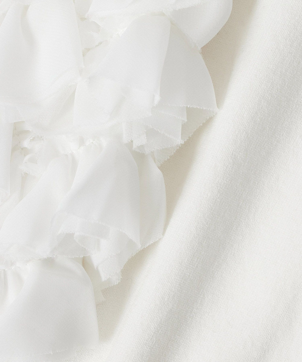 LOULOU WILLOUGHBY 【LOULOU WILLOUGHBY】ペタルパピヨンプルオーバー オフホワイト (02)