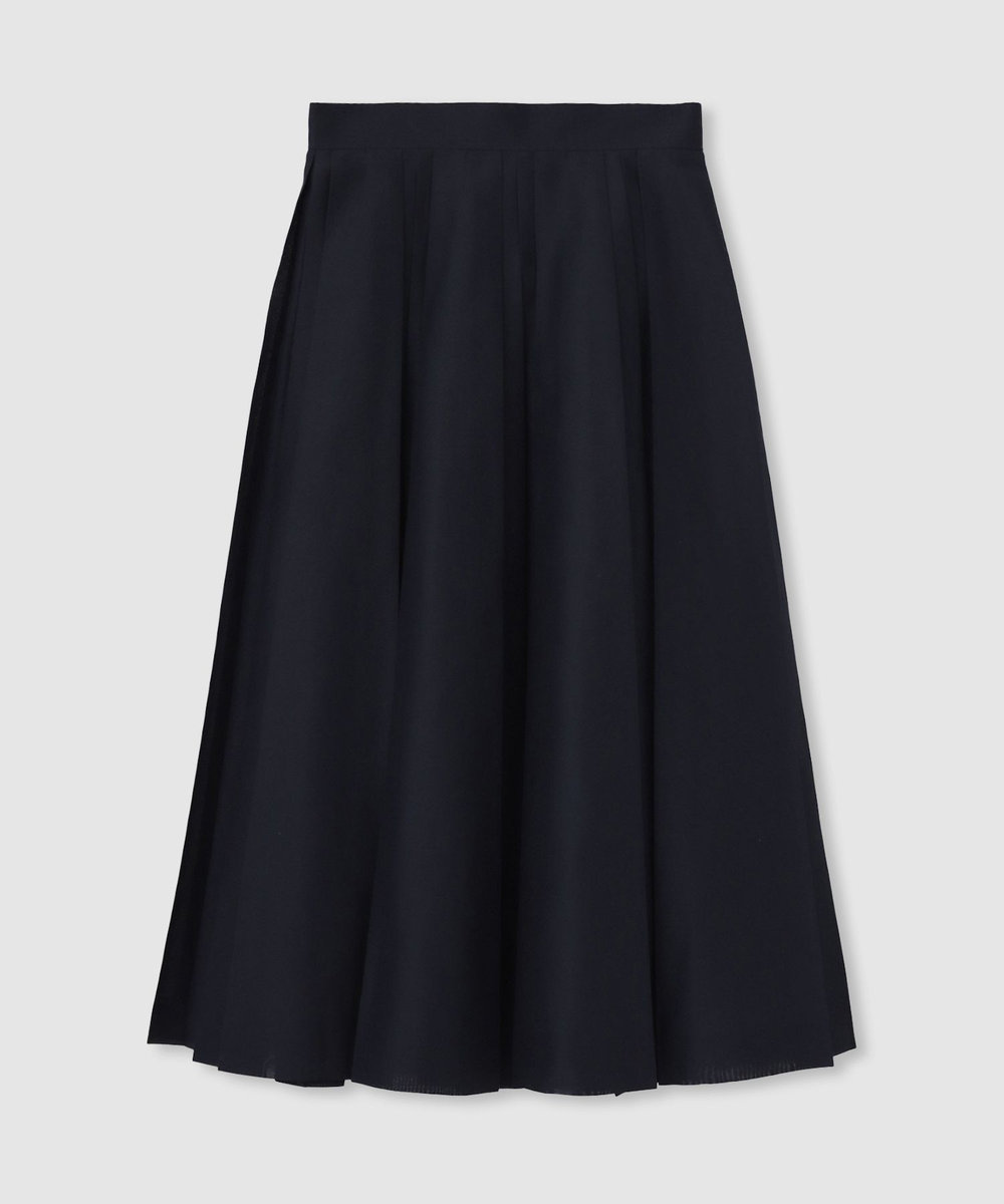allureville シアオーガンプリーツスカート ネイビー (65)