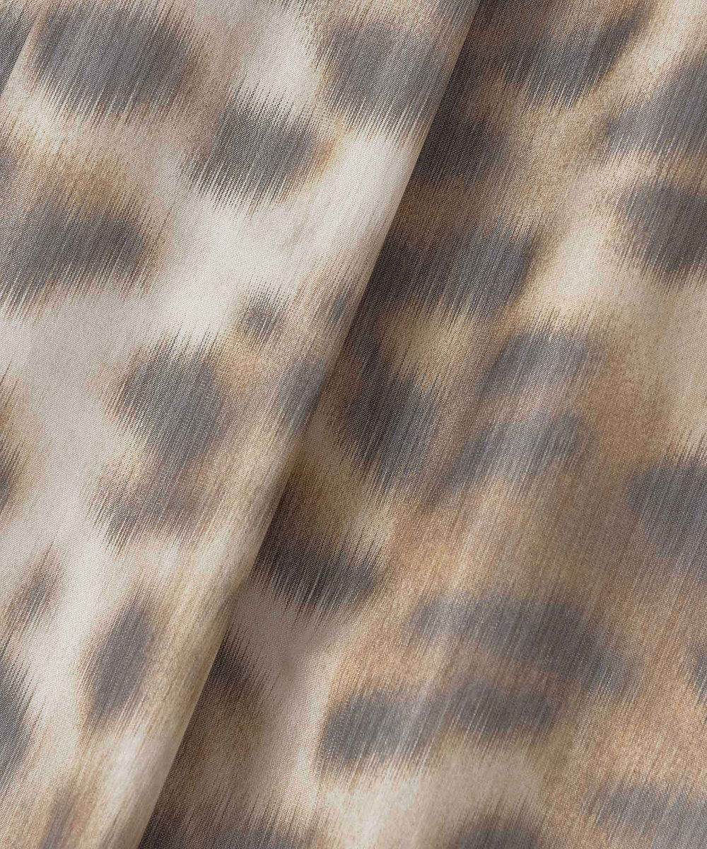 allureville 【ATELIER Line】レオパプリントスタンドカラーブルゾン ブラウン (81)