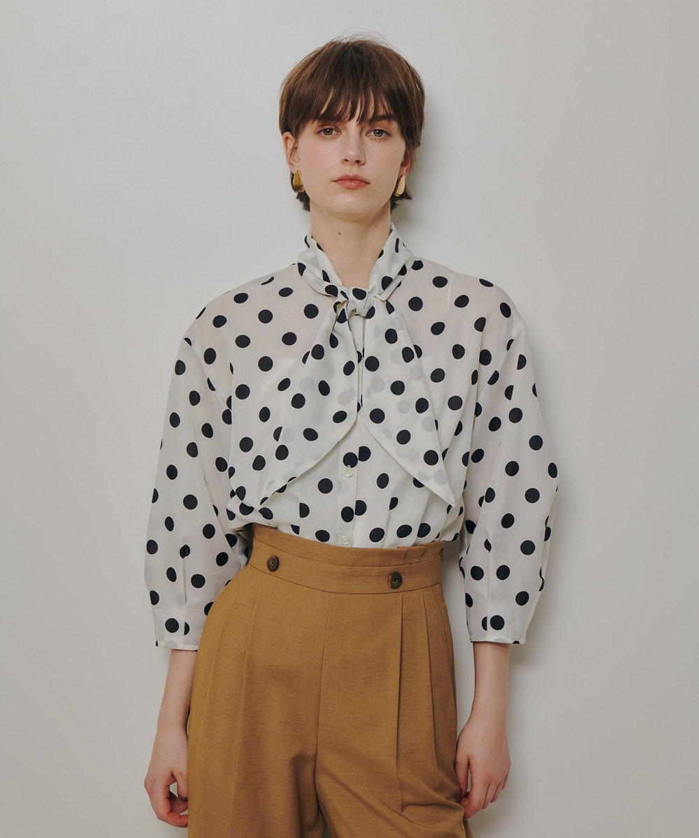 ポルカドットブラウス|allureville OFFICIAL SITE / ONLINE SHOP