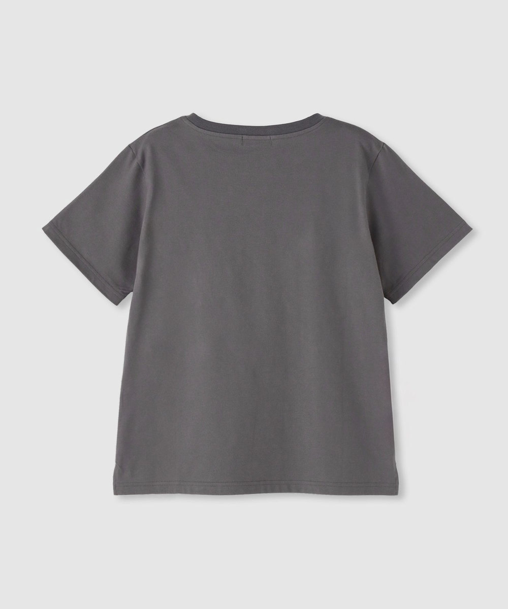 allureville ボタニカルグラフィックＴシャツ グレー (92)