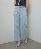 別注ブリーチデニムストレートパンツ|allureville OFFICIAL SITE