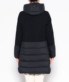 HERNO(ヘルノ－)】 コンビフーデッドスナップダウンコート