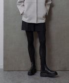 allureville 白黒ツイードショートパンツ サイズ1(S) セットアップ対応商品】サイドタブショートパンツ|allureville