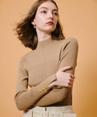 allureville アルアバイル ハイネック リブ ニット ◇ キリカエリブプルオーバー|allureville OFFICIAL SITE