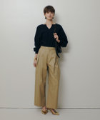 チノボックスタックパンツ|allureville OFFICIAL SITE / ONLINE SHOP