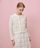 LOULOU WILLOUGHBY】ツィードニットジャケット|allureville OFFICIAL