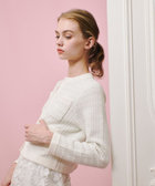 【新品未使用】ルルウィルビー　チェーントリミングツィードジャケット　2023　２ 美品*LOULOU WILLOUGHBY*2023チェーン ツィードジャケット