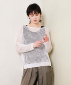 リネンコードメッシュプルオーバー|allureville OFFICIAL SITE