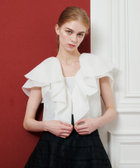 LOULOU WILLOUGHBY】オーガンジーフリルジャケット|allureville