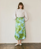 美品✨完売　ルルウィルビー　RATTIフラワープリント フレアスカート 雑誌掲載 LOULOU WILLOUGHBY】RATTIフラワープリントフレアスカート|allureville