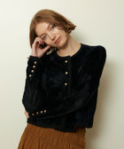 【美品✨】アルアバイル　フリゼVネックニットジャケット　完売品 セミダブルガーターニットジャケット|allureville OFFICIAL SITE