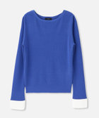 美品✨アルアバイル　シャツカフスコンビプルオーバー　2024AW 黒 ダブルカフスコンビプルオーバー|allureville OFFICIAL SITE / ONLINE