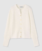 ◇【LOULOU WILLOUGHBY】フェザーボーダーカーディガン|allureville