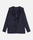 別注スパンコットンラッフルブラウス|allureville OFFICIAL SITE