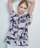 LOULOU WILLOUGHBY】サマーナイトプリントフリルブラウス|allureville