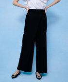 LOULOU WILLOUGHBY ネイビーワイドパンツ LOULOU WILLOUGHBY】アシメタックワイドパンツ|allureville