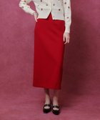 LOULOU WILLOUGHBY】ウール混ダブルクロスタイトスカート|allureville