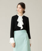 ラッフルスタンドブラウス LOULOU WILLOUGHBY】ラッフルスタンドブラウス|allureville OFFICIAL