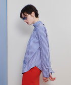 ストライプロールネックプルオーバーシャツ|allureville