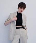 【美品】 allureville(アルアバイル) リネン混 テーラードジャケット ウールリネンテーラードジャケット|allureville OFFICIAL SITE