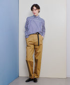ストライプロールネックプルオーバーシャツ|allureville