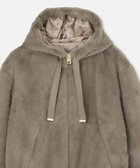 ヘルノ　ジャンパー HERNO(ヘルノ－)】 HOODED ZIPPER SHORT FUR|allureville