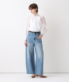 サイド切替オーバルデニムパンツ|allureville OFFICIAL SITE / ONLINE