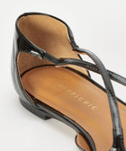 PIPPICHIC(ピッピシック)】 CROSS STRAP SQUARE TOE SHOES