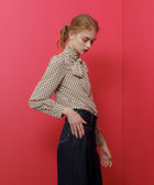 LOULOU WILLOUGHBY】◇デシンドットフリルボウタイブラウス LOULOU WILLOUGHBY】◇デシンドットフリルボウタイブラウス