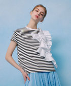 LOULOU WILLOUGHBY】ギャザーレイヤーTシャツ|allureville