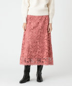 LOULOU WILLOUGHBY】ブロシェコスモフラワーレーススカート