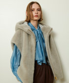 フェイクミンクファーフーディーブルゾン|allureville OFFICIAL SITE