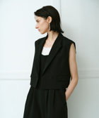 ストレッチトロショートジレ|allureville OFFICIAL SITE