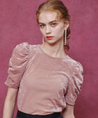 LOULOU WILLOUGHBY】ベロア半袖プルオーバー|allureville OFFICIAL