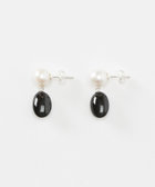 RAGBAG(ラグバグ)】 PEARL ONYX EARRINGS|allureville OFFICIAL