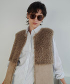 allureville｜リバーシブルボアロングジレ | Rakuten Fashion
