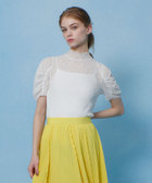 【LOULOU WILLOUGHBY】シフォンパピエメッシュプルオーバー LOULOU WILLOUGHBY】シフォンパピエメッシュプルオーバー