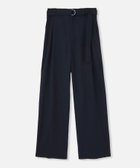 allureville リネン混 シェルタリングヨークレスパンツ イエロー allureville リネン混 シェルタリングヨークレスパンツ イエロー