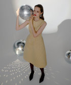 LOULOU WILLOUGHBY】スパークルジャガードノースリーブ LOULOU WILLOUGHBY】スパークルジャガードノースリーブ
