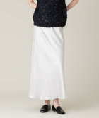 LOULOU WILLOUGHBY】サテンバイヤスナロースカート|allureville