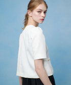 #LOULOU WILLOUGHBY #ブライトリネン半袖ジャケット LOULOU WILLOUGHBY】ブライトリネン半袖ジャケット（ノーカラー