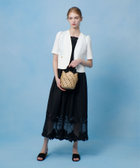 #LOULOU WILLOUGHBY #ブライトリネン半袖ジャケット LOULOU WILLOUGHBY】ブライトリネン半袖ジャケット（ノーカラー